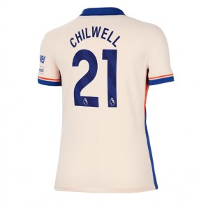 Chelsea Ben Chilwell #21 Dámské Venkovní Dres 2024-25 Krátký Rukáv